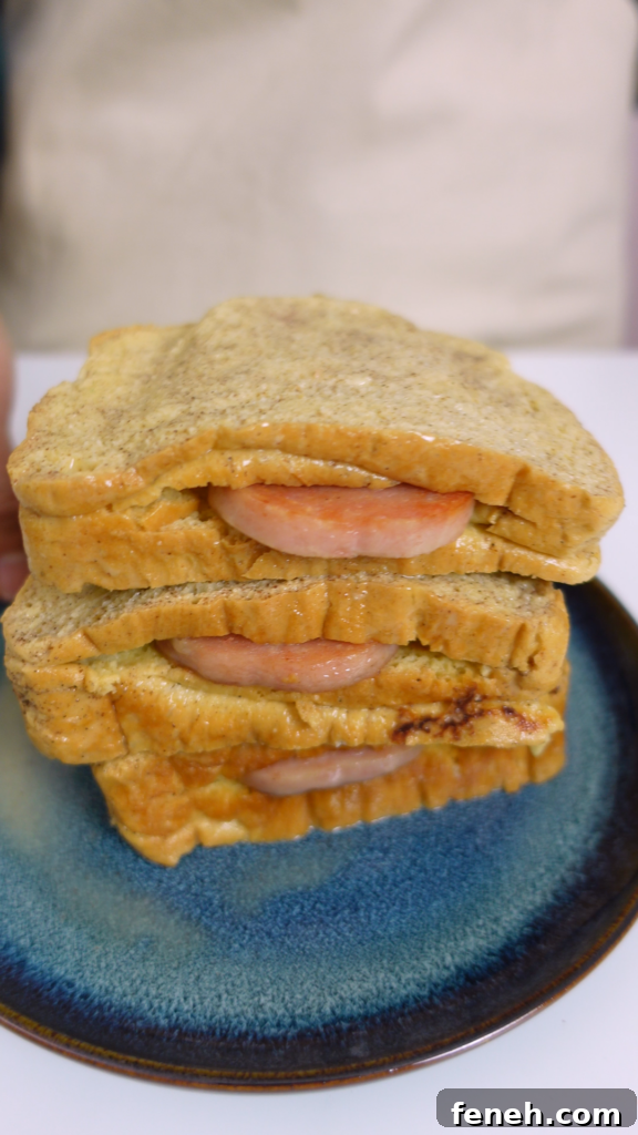 SPAM inside bread