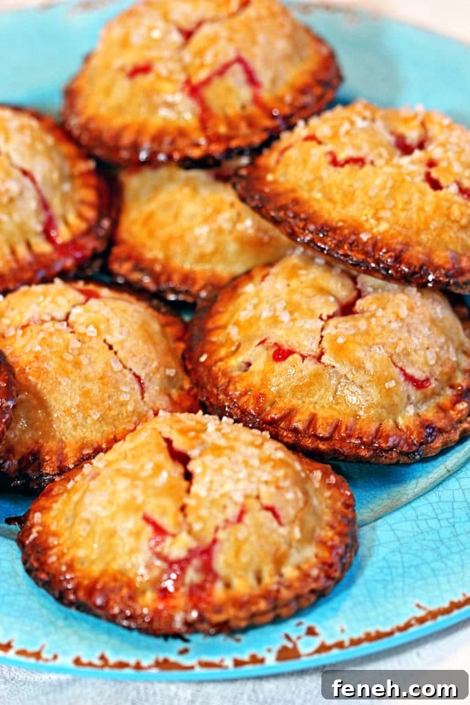 closeup side view: rhubarb pie on plate