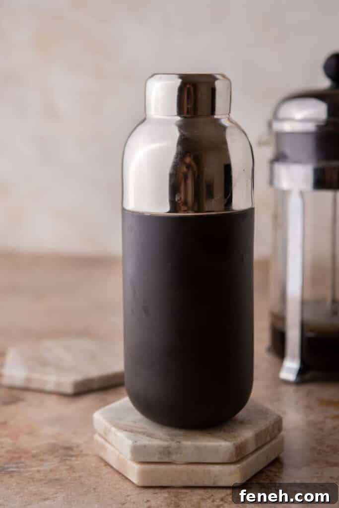 Ingredients in a shaker bottle
