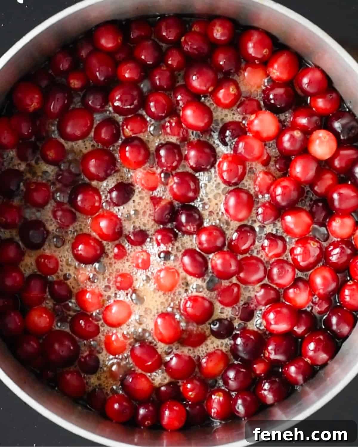adding cranberries