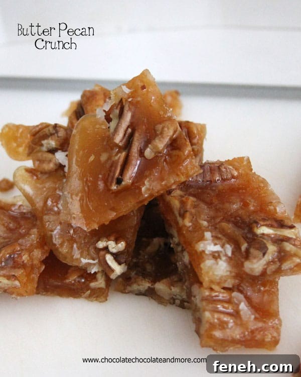 Butter Pecan Crunch - buttery pecan and coconut candy