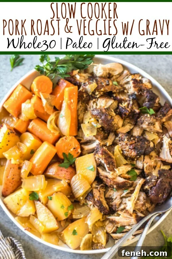 Served pork roast