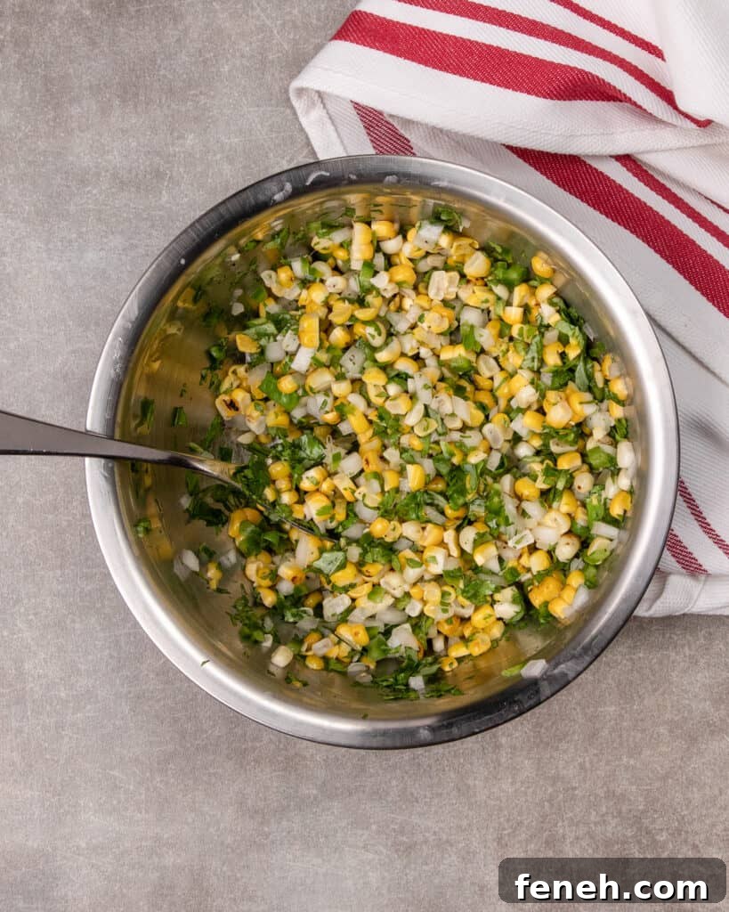 roasted corn salsa