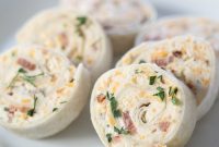 Savory Bacon Cheddar Ranch Pinwheel Appetizers