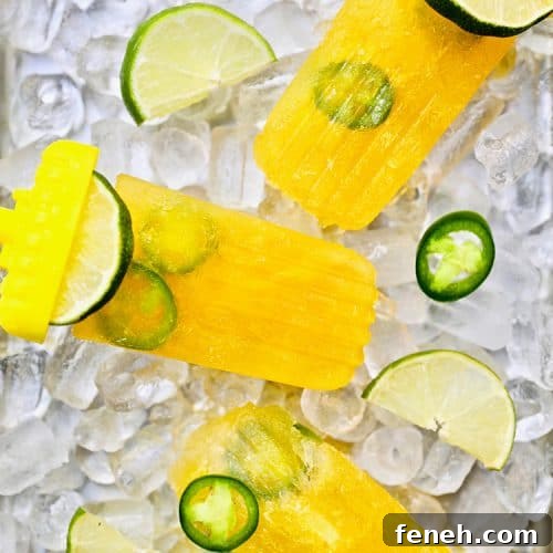 Tropical Margarita Popsicles