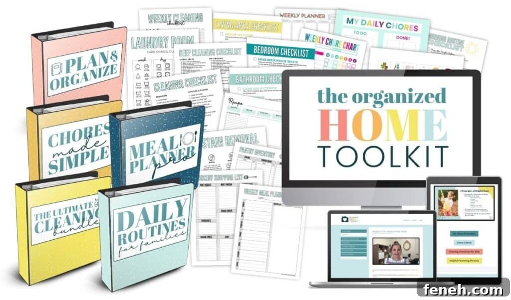 Organized home toolkit preview