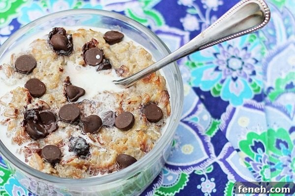 cookie dough oatmeal