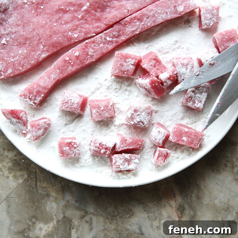 Homemade Japanese Strawberry Mochi Ice Cream Recipe 14 mochi squares