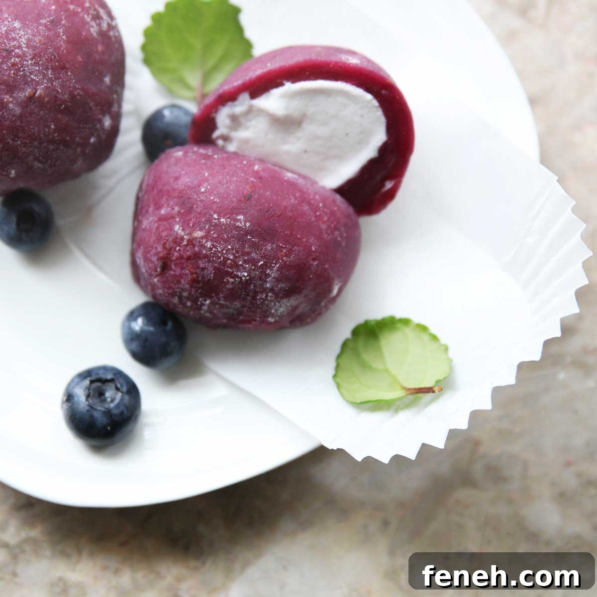Homemade Japanese Strawberry Mochi Ice Cream Recipe 21 blueberry mochi ice cream