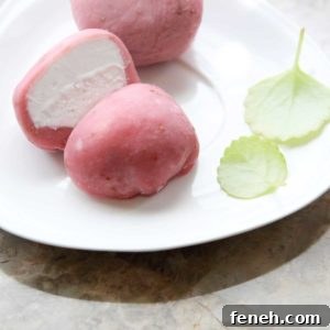 Homemade Japanese Strawberry Mochi Ice Cream Recipe 25 strawberry mochi thumbnail