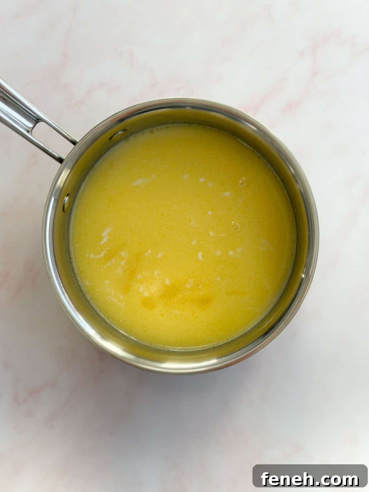 butter and coconut milk melted together.