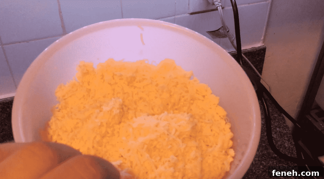 Adding shredded cheese to Instant Pot mac and cheese
