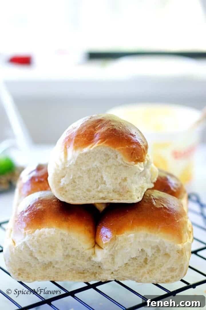 Ladi Pav (Eggless Soft Dinner Rolls) Recipe 12 pav placed on top of one another to show the texture