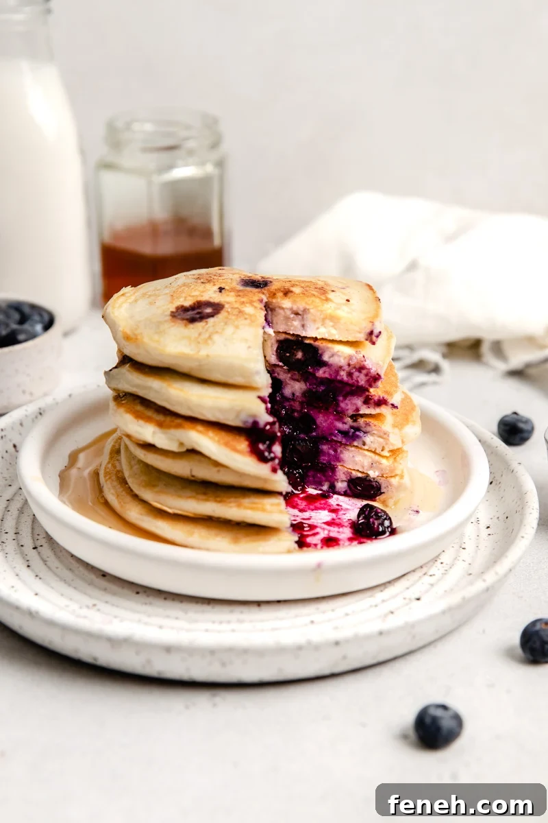 Cottage Cheese Blueberry Pancakes Recipe for Fluffy Pancakes 65 cottage cheese blueberry pancakes