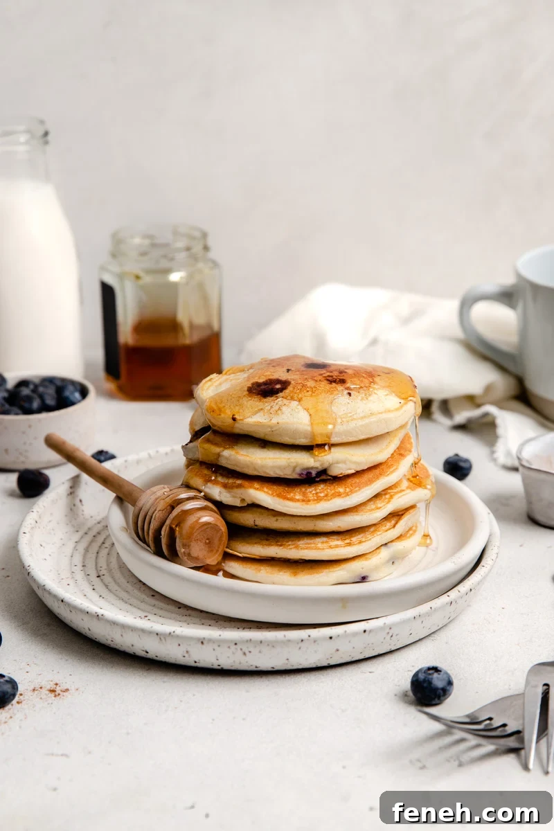 cottage cheese blueberry pancakes