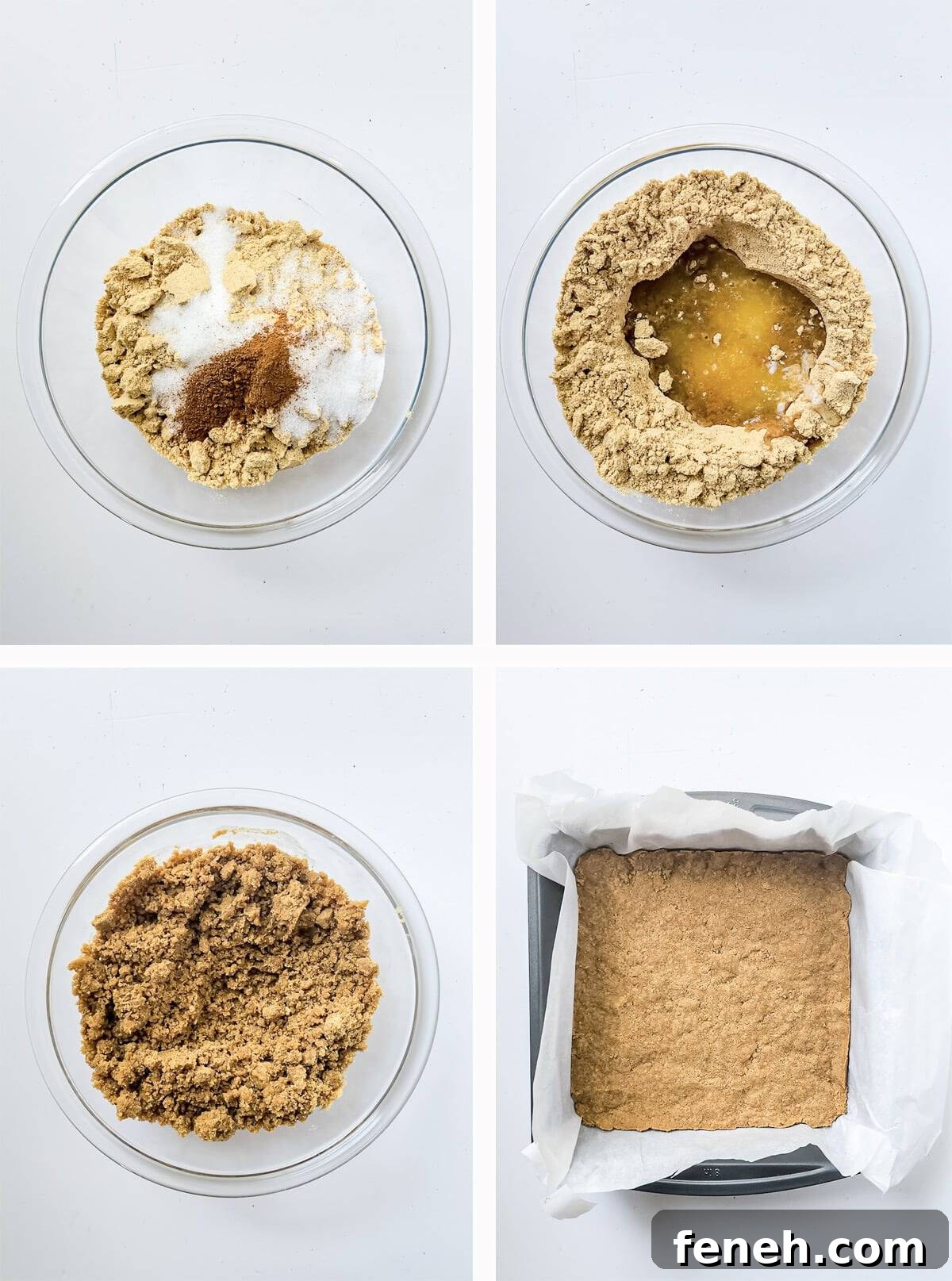 how to make the crust for Dulce de Leche Cheesecake