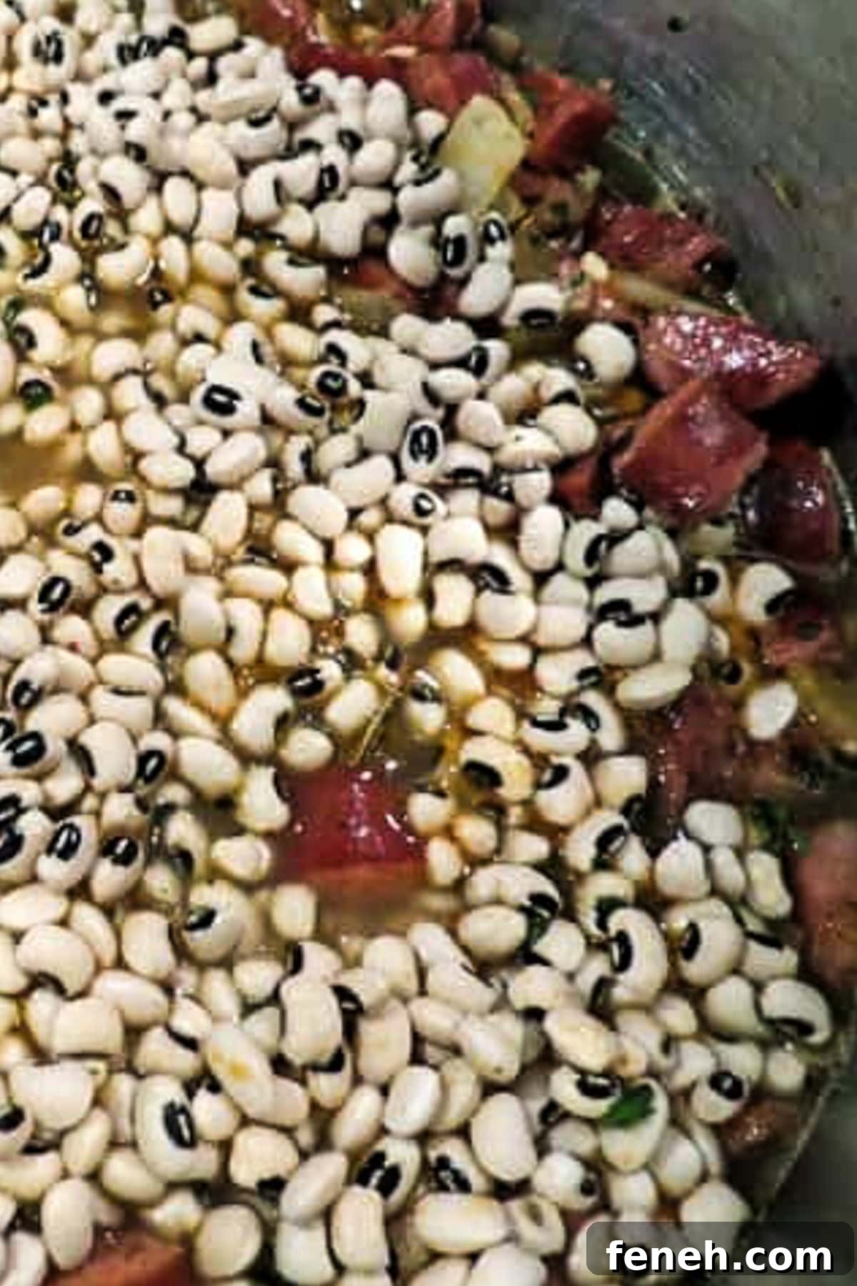 Black Eyed Pea Jambalaya is perfect for your New Year's Eve dinner! A meal that will start you off with good luck for the new year! ingredients for jambalaya recipe