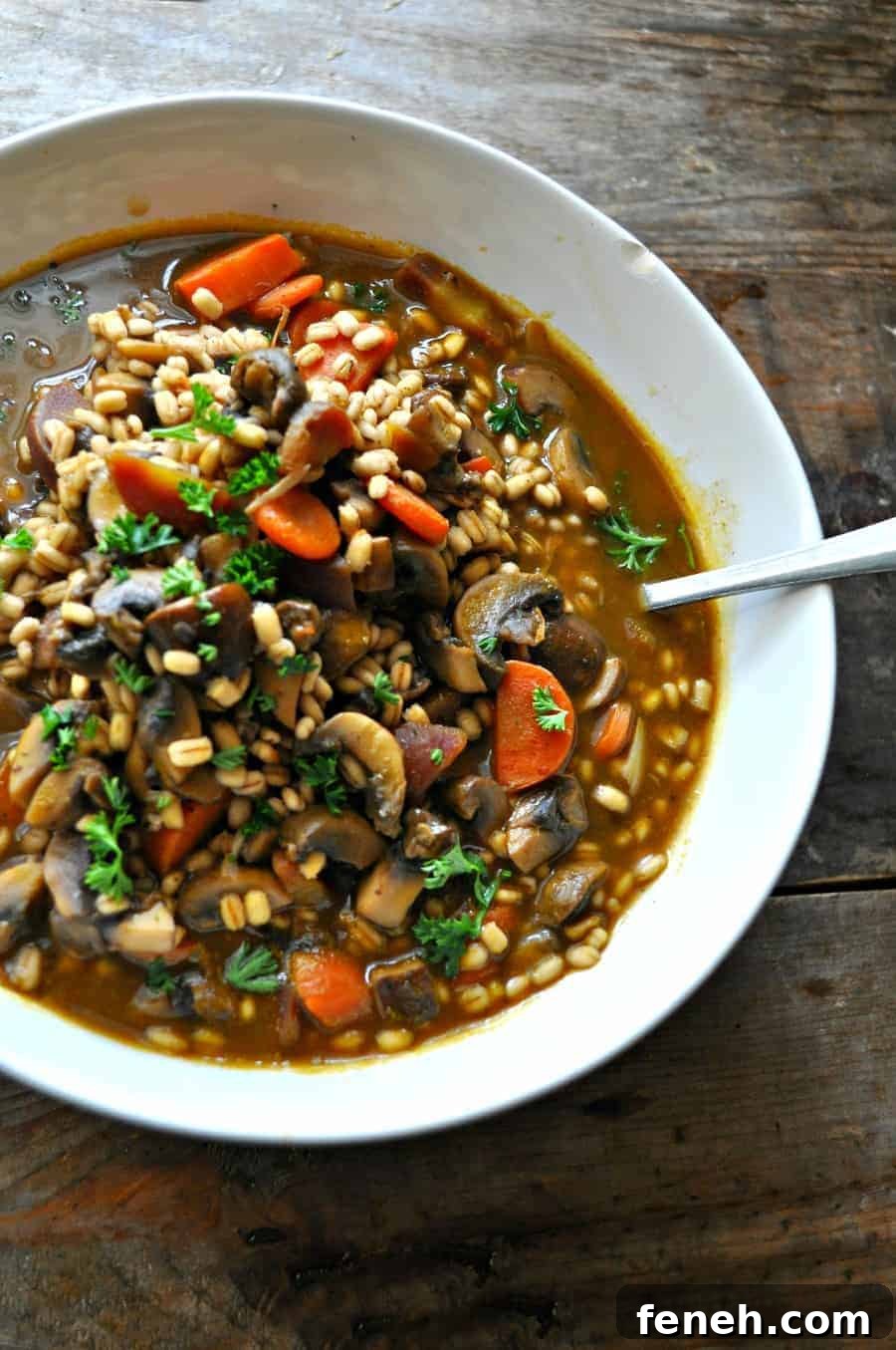 Saute mushrooms and carrots