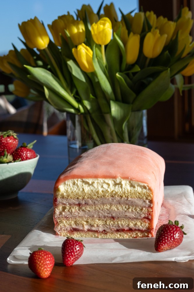 Strawberry Princess Cake Recipe: Light, Creamy and Elegant 12 strawberry princess cake