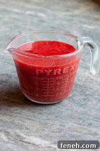 Strawberry Princess Cake Recipe: Light, Creamy and Elegant 7 strawberry puree