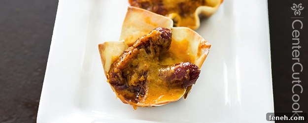 Cheesy little smokie cups