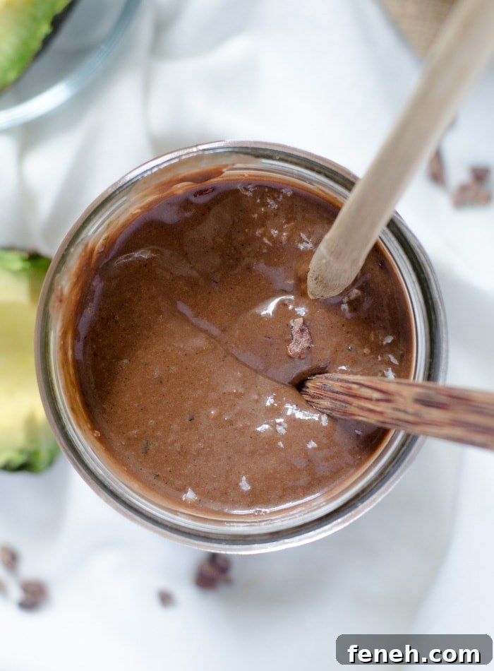 Chocolate Avocado Banana Smoothie