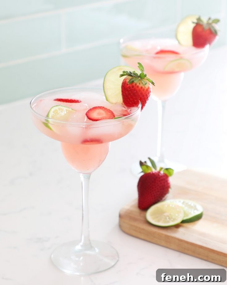 Strawberry Lemonade Margarita