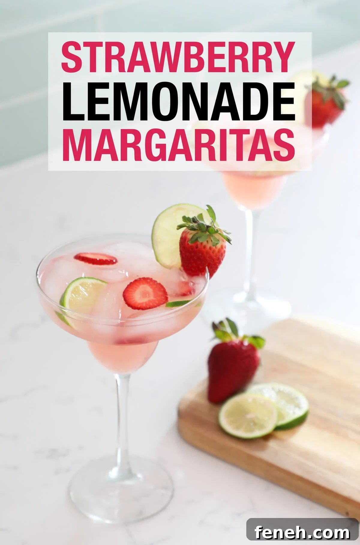 Strawberry Lemonade Margaritas