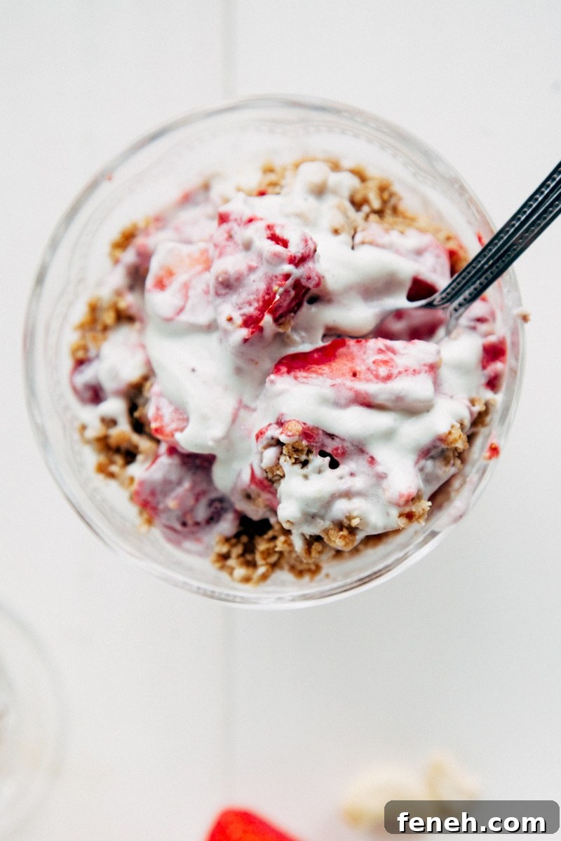 Strawberry Cheesecake Mess (Raw, Vegan + GF)