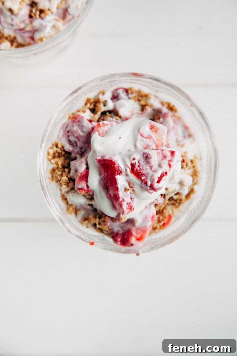Strawberry Cheesecake Mess (Raw, Vegan + GF)