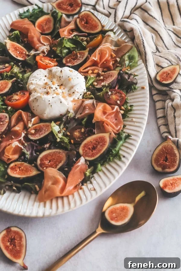 fig and burrata salad with figs