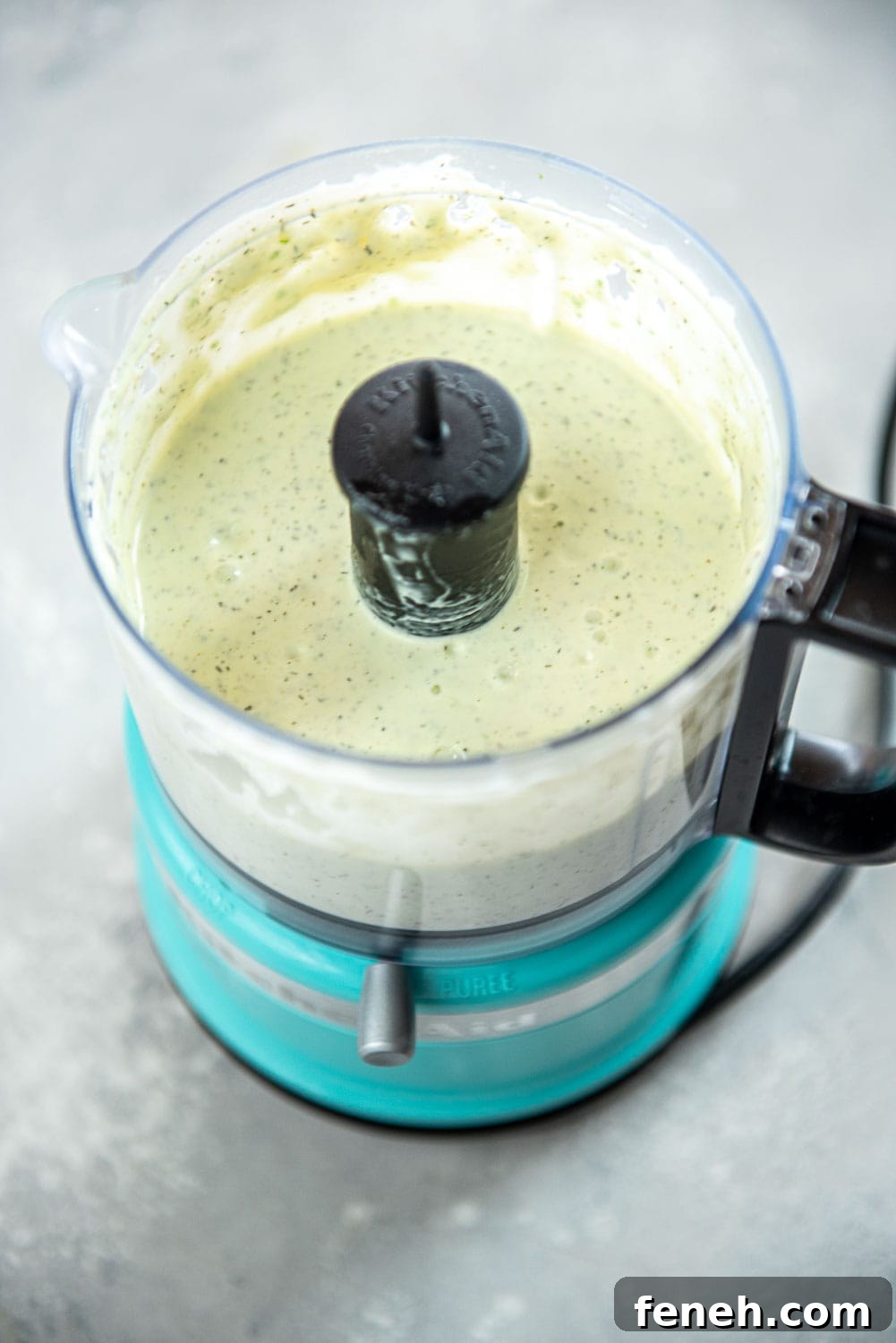 food processor with ranch dressing