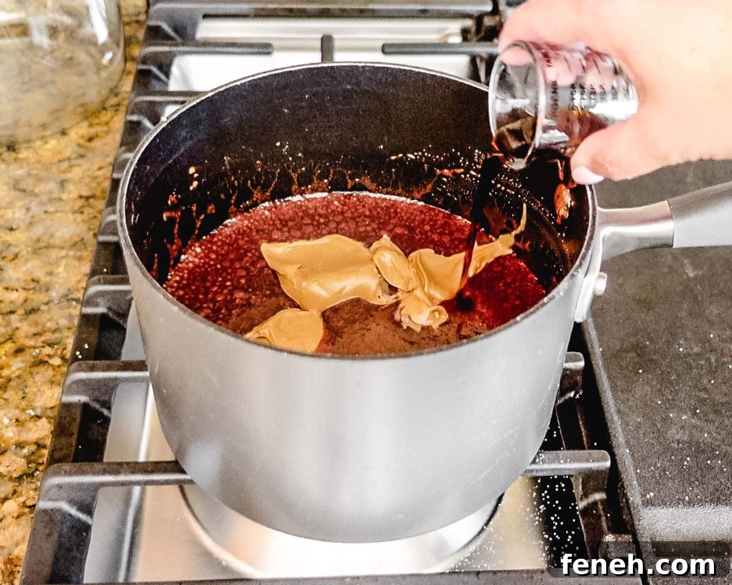 Add the peanut butter