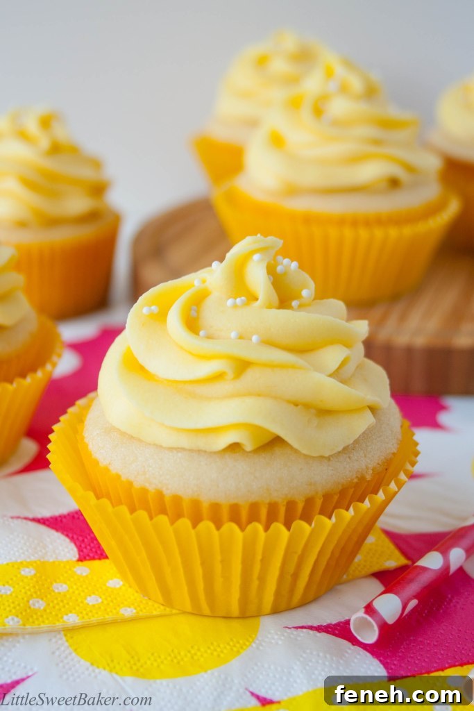 Tropical Mango Vanilla Cupcakes | 25+ Cupcake Frosting recipes