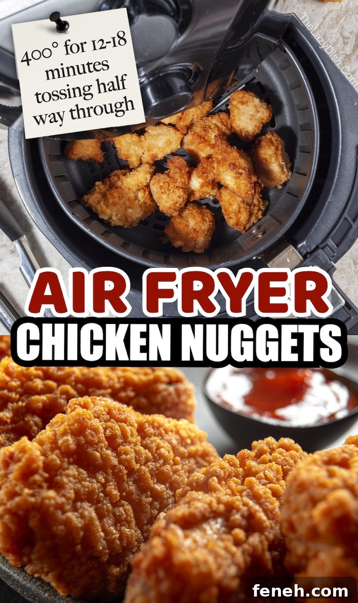 Air Fryer Chicken Nuggets | The best foods to make in an air fryer! Anything fried and frozen is delicious and inexpensive. Great for teenagers who want to make a serving for one! So much easier than turning the oven on, especially in the summer time when you don't want to heat up the kitchen. 