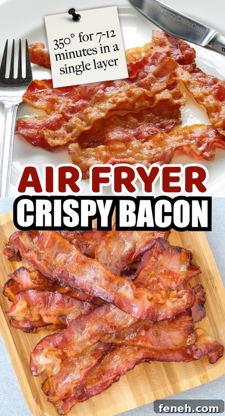How to make the best crispy bacon in your air fryer!