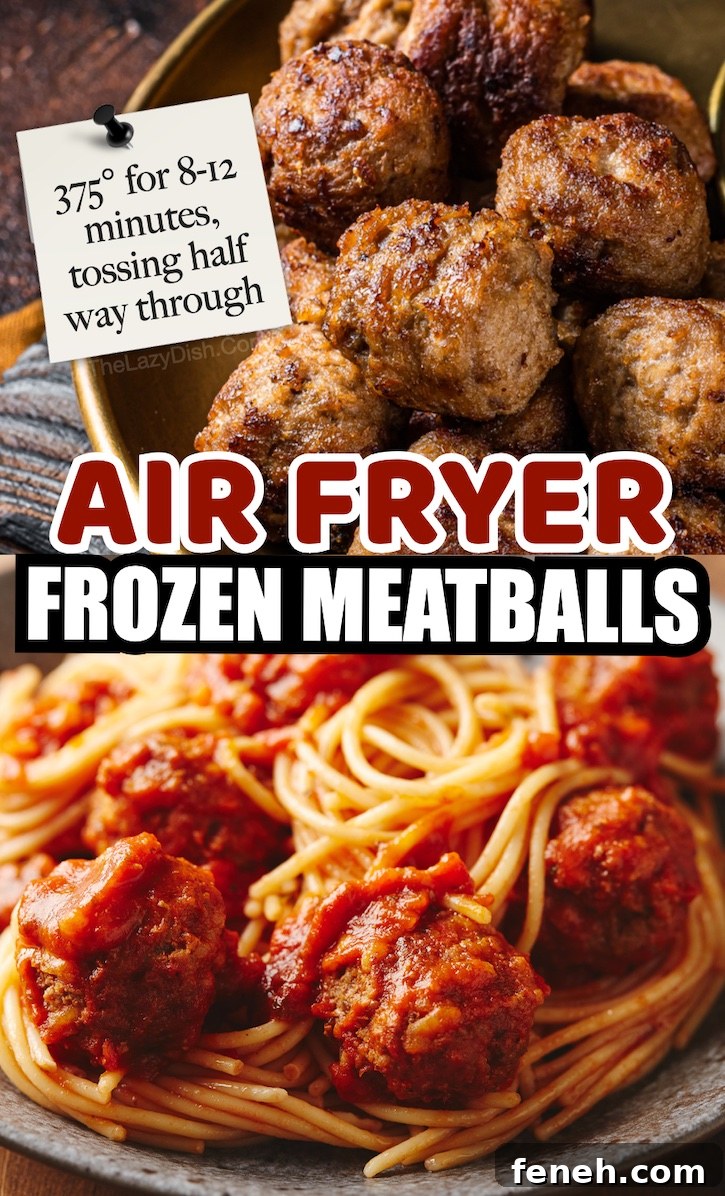 Easy frozen foods to make in your air fryer! Frozen meatballs turn out extra delicious in this magical cooking machine. 