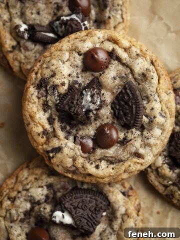 oreo chocolate chip cookie hero